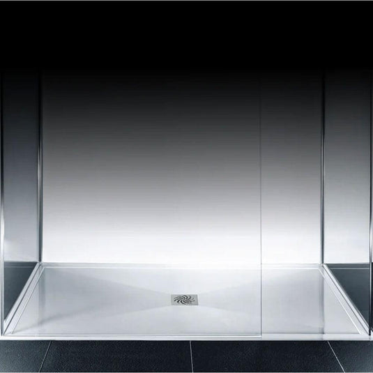 Traymate Symmetry Rectangular Shower Tray with Waste 1800mm x 800mm - Stone Resin - Envy Bathrooms Ltd