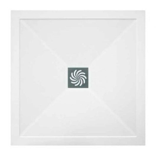 Traymate Symmetry Anti Slip Square Shower Tray with Waste 900mm x 900mm - Envy Bathrooms Ltd