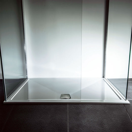 TrayMate TM25 Elementary Square Shower Tray 700mm x 700mm White | G0001 - Envy Bathrooms Ltd