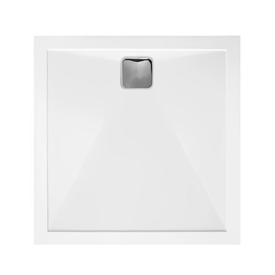 TrayMate TM25 Elementary Square Shower Tray 700mm x 700mm White | G0001 - Envy Bathrooms Ltd