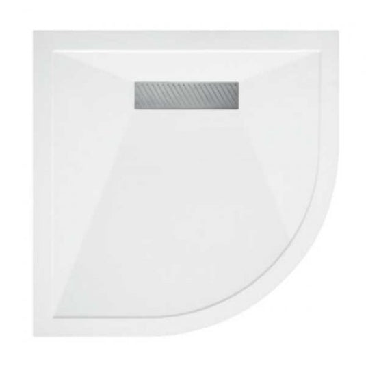 TrayMate TM25 Linear Quadrant Shower Tray 800mm x 800mm | G0073 - Envy Bathrooms Ltd