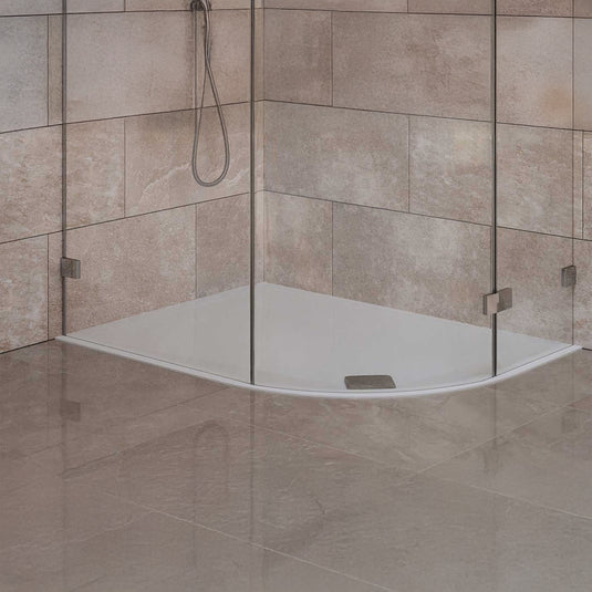TrayMate TM25 Offset Quadrant Shower Tray 1200x900mm Right Handed | G0064 - Envy Bathrooms Ltd