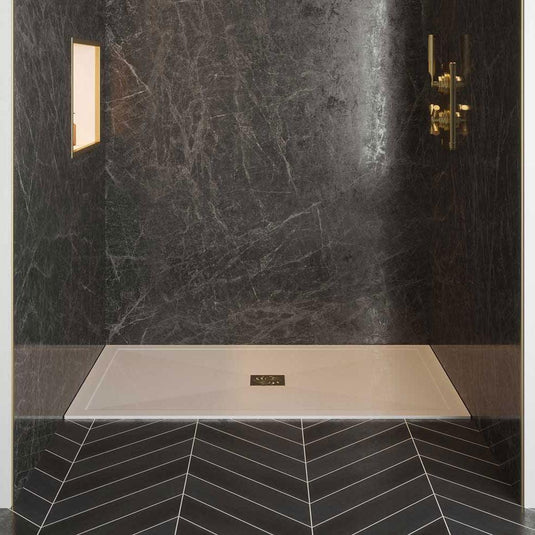 Traymate TM25 Symmetry 1700 x 800mm Anti-Slip Rectangular Shower Tray - Envy Bathrooms Ltd