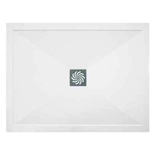 Traymate TM25 Symmetry 1800 x 800mm Rectangular Shower Tray with Waste - White - Envy Bathrooms Ltd