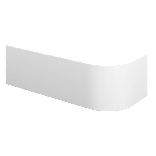 Trojan 1700 x 750mm J Shape Front Bath Panel - Gloss White - Envy Bathrooms Ltd