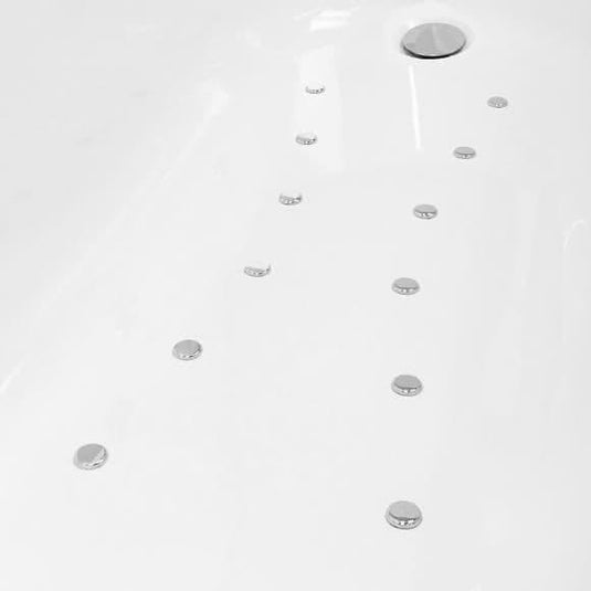 Trojan Cascade 1700 x 700mm Single Ended 12 Jet Heated Air Spa Bath & Waste - Envy Bathrooms Ltd