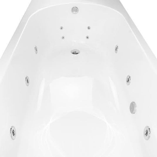 Trojan Cascade 1800mm Single Ended 14 Jet Whirlpool Bath & Waste - Envy Bathrooms Ltd