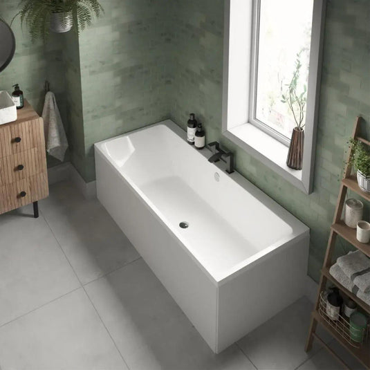 Trojan Elite Edge 1700mm Double Ended Bath - Envy Bathrooms Ltd