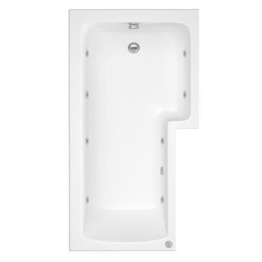 Trojan Solarna 1700 x 850mm L Shape 8 Jet Whirlpool Bath (RH) - Envy Bathrooms Ltd