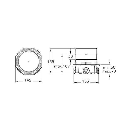 VitrA V-Box Concealed Shower Valve - A42806