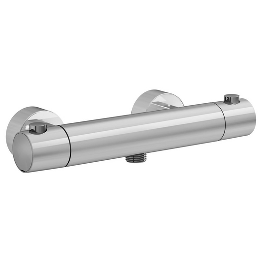 VitrA Aquaheat Wall Mounted Shower Mixer | Chrome | A47174EXP - Envy Bathrooms Ltd