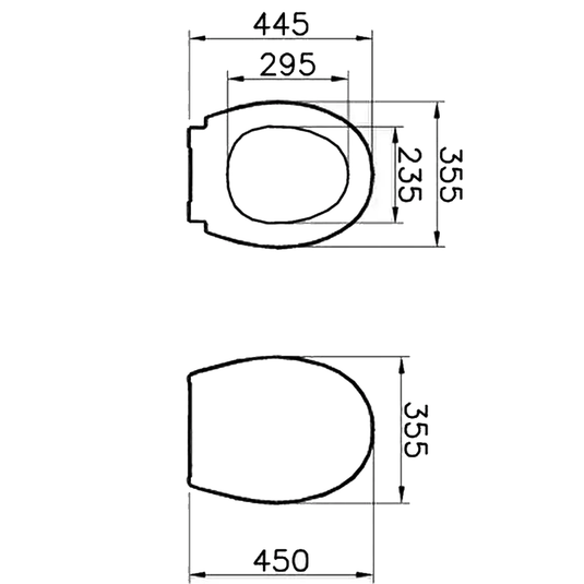 Vitra Arkitekt Rimless Toilet Seat with Cover - White - Envy Bathrooms Ltd