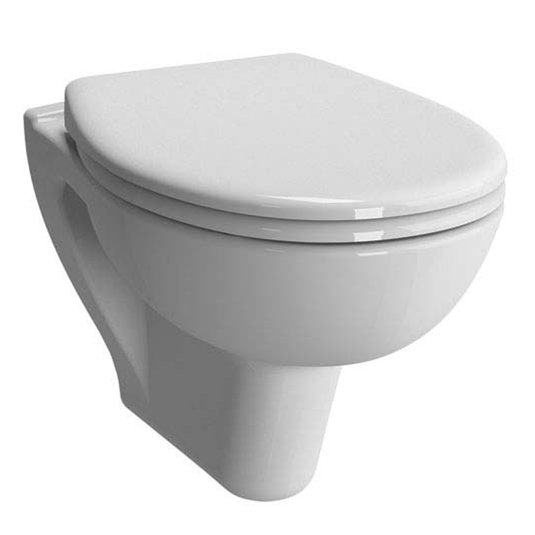 Vitra Arkitekt Rimless Wall Hung Toilet Pan - White - Envy Bathrooms Ltd