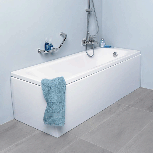 Vitra Balance Single Ended Rectangular Bath 1500mm x 700mm - 0 Tap Hole - Envy Bathrooms Ltd