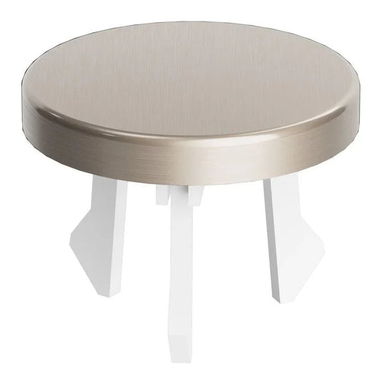 VitrA Basin Overflow Cover - Brushed Nickel - A4516634 - Envy Bathrooms Ltd