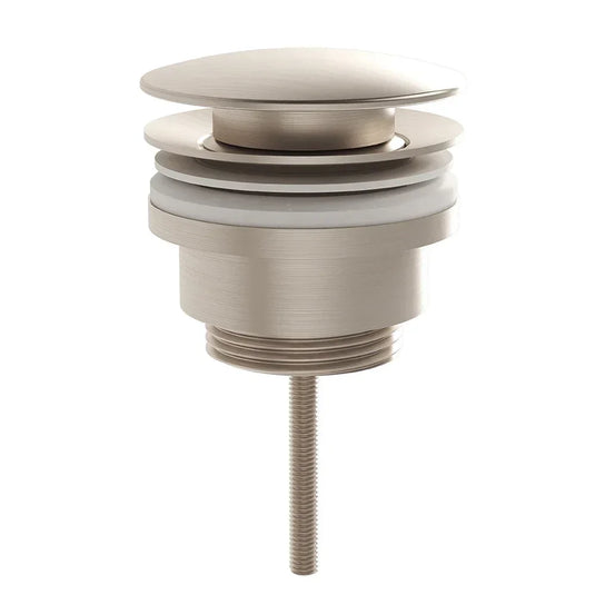 Vitra Basin Waste Set - Brushed Nickel - Envy Bathrooms Ltd
