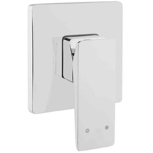 Vitra Brava Manual 1-Outlet Concealed Shower Valve - Single Handle - Chrome - Envy Bathrooms Ltd