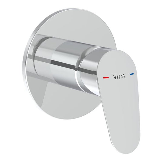VitrA Flow Round Wall Mounted Shower Valve | Chrome | A43272EXP - Envy Bathrooms Ltd
