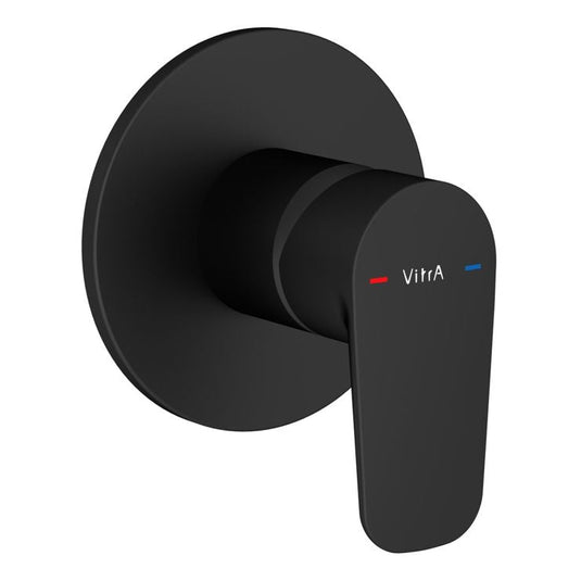 VitrA Flow Soft Integrated Shower Mixer Valve | Matt Black | A4328836EXP - Envy Bathrooms Ltd