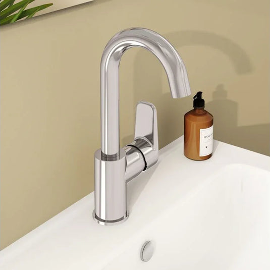 VitrA Flow Soft Swivel Basin Mixer - Chrome - A43160VUK - Envy Bathrooms Ltd