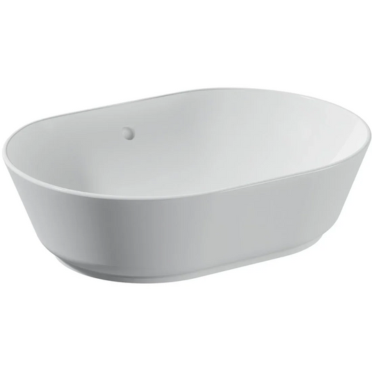 VitrA Geo 545x400mm 0TH Basin w/Overflow - White - 7427B003-0012 - Envy Bathrooms Ltd
