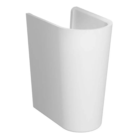 VitrA Integra 170x265mm Semi Pedestal Only - White - 5315L003-0156 - Envy Bathrooms Ltd