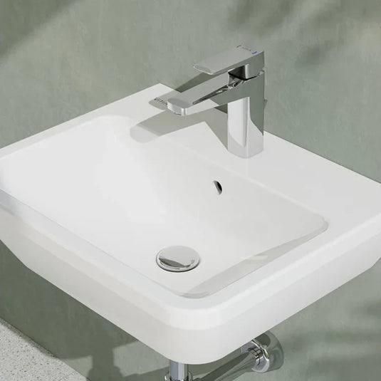VitrA Integra 550x445mm 1TH Basin w/Overflow - White - 7049L003-0001 - Envy Bathrooms Ltd