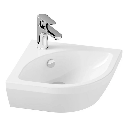 VitrA Integra 565x400mm 1TH Basin w/Overflow - White - 7336B003-0999 - Envy Bathrooms Ltd