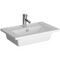 VitrA Integra 600x385mm 1TH Compact Basin With Overflow | White | 7035B003-0001