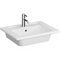 VitrA Integra 605x470mm 1TH Vanity Basin With Overflow | White | 7055B003-0001