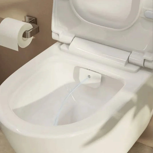 Vitra Integra Aquacare Rimless Wall Hung Toilet with Bidet Function - Soft Close Seat - Envy Bathrooms Ltd