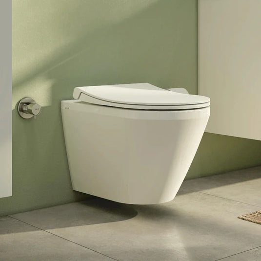 Vitra Integra Aquacare Rimless Wall Hung Toilet with Bidet Function - Soft Close Seat - Envy Bathrooms Ltd