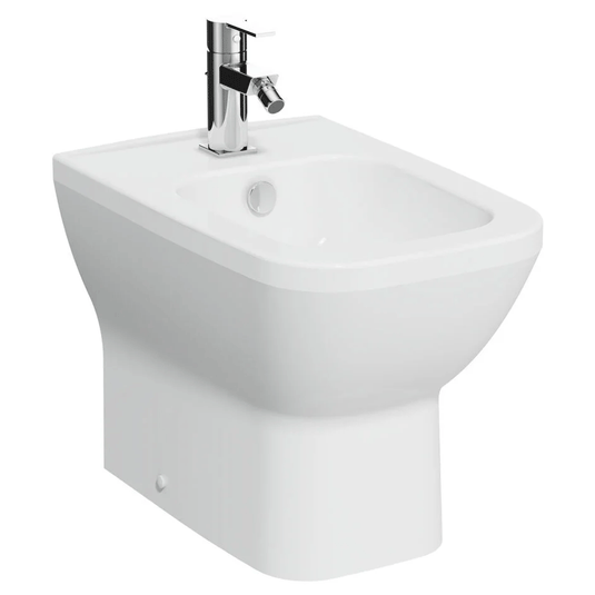 Vitra Integra Back to Wall Bidet 365mm Wide - White - Envy Bathrooms Ltd