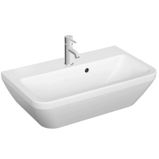 Vitra Integra Compact Wall Hung Basin 600mm Wide - 1 Tap Hole - Envy Bathrooms Ltd