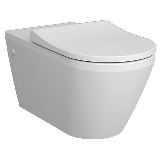 VitrA Integra Extra Projection Wall Hung Pan Only - White - 7098B003-0075 - Envy Bathrooms Ltd