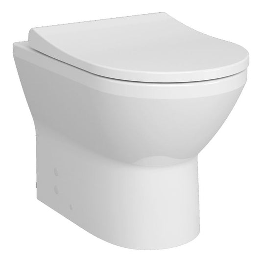 VitrA Integra Rimless Back to Wall Pan Only - White - 7059B003-0075 - Envy Bathrooms Ltd