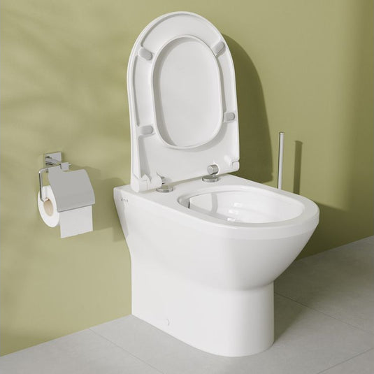 VitrA Integra Rimless Back to Wall Pan Only - White - 7059B003-0075 - Envy Bathrooms Ltd