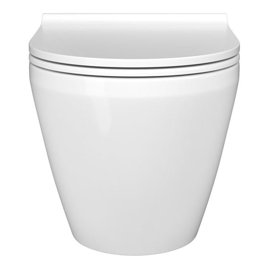 VitrA Integra Rimless Wall Hung Pan Only (Hidden Fix) - White - 7041B003-0075 - Envy Bathrooms Ltd