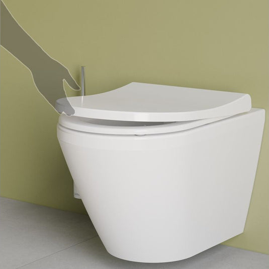 VitrA Integra Rimless Wall Hung Pan Only (Hidden Fix) - White - 7041B003-0075 - Envy Bathrooms Ltd