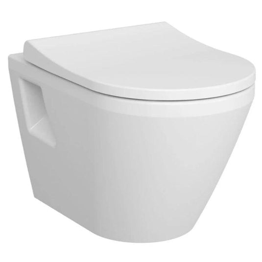 Vitra Integra Rimless Wall Hung Toilet Pan - White - Envy Bathrooms Ltd