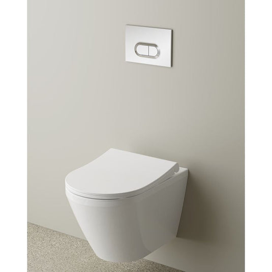 VitrA Integra Soft Close Slim Toilet Seat - White - 110-003-009 - Envy Bathrooms Ltd