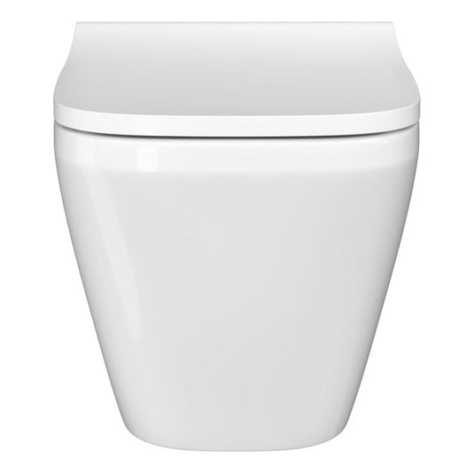 VitrA Integra Square Rimless Wall Hung Pan Only - White - 7082B003-0075 - Envy Bathrooms Ltd