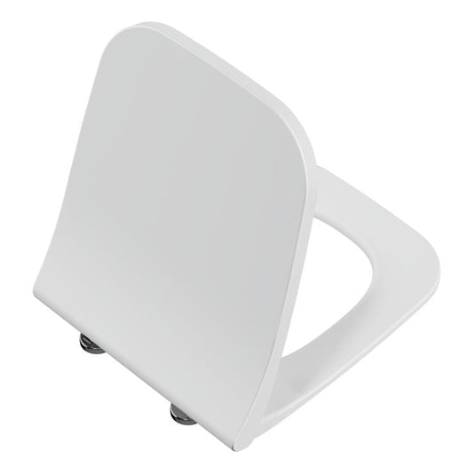 VitrA Integra Square Soft Close Slim Toilet Seat - White - 191-003-009 - Envy Bathrooms Ltd