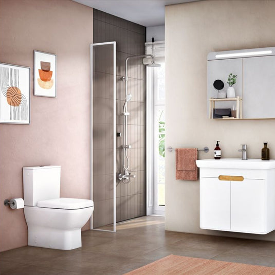 VitrA Integra Square Soft Close Toilet Seat - White - 91-003-009 - Envy Bathrooms Ltd