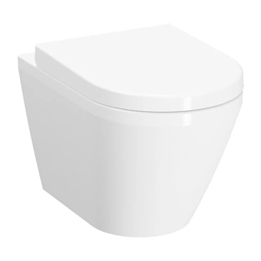 Vitra Integra Rimless Wall Hung Toilet Pan with Hidden Fixation - White - Envy Bathrooms Ltd