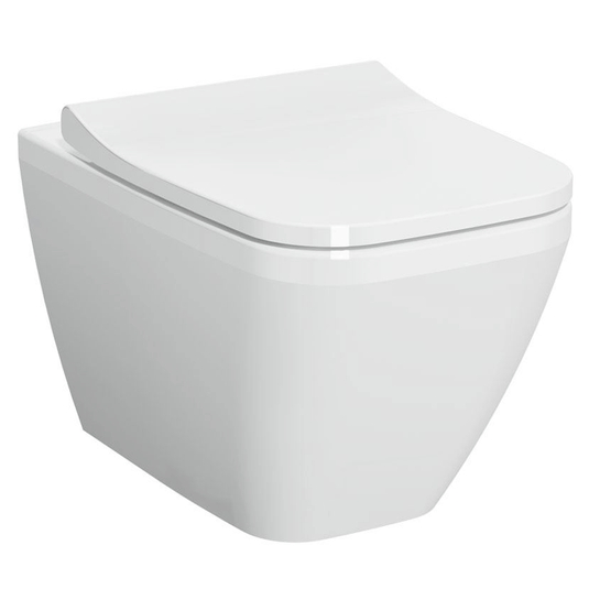 Vitra Integra Rimless Wall Hung Toilet Pan - White - Envy Bathrooms Ltd