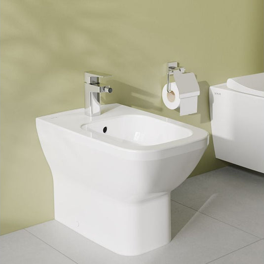 VitrA Integra Wall Hung Bidet - White - 7042L003-0288 - Envy Bathrooms Ltd