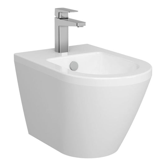 VitrA Integra Wall Hung Bidet - White - 7042L003-0288 - Envy Bathrooms Ltd