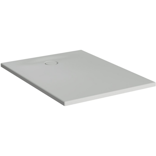 VitrA Leaf 900mm x 800mm Rectangular Tray - Matt Grey - 65190001867 - Envy Bathrooms Ltd