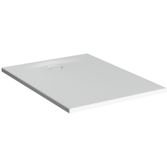 VitrA Leaf 900mm x 800mm Rectangular Tray - Matt White - 65190001800 - Envy Bathrooms Ltd